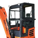 Cabine fermée Mini Pelle MX