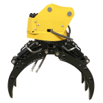 Grappin hydraulique rotatif avec double commande Mini Pelle 3,5T